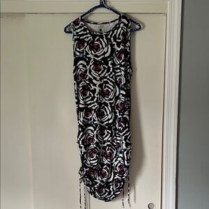 Constantly Varied Gear Black and White Floral Dress